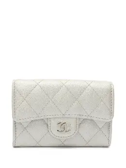 CHANEL Pre-Owned: Светлый кошелёк 