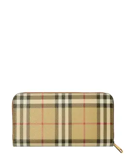 Burberry: Бежевый кошелёк  Vintage Check