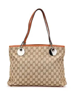 Gucci Pre-Owned: Коричневая сумка-шоппер 