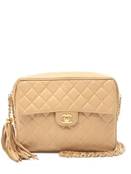 CHANEL Pre-Owned: Бежевая сумка 