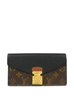 Louis Vuitton Pre-Owned: Коричневый кошелёк 
