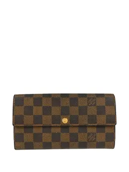 Louis Vuitton Pre-Owned: Коричневый кошелёк 
