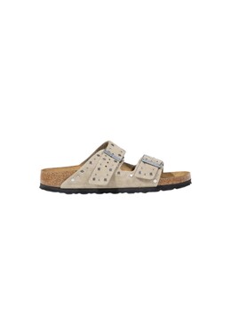 Birkenstock: Серые сандалии 