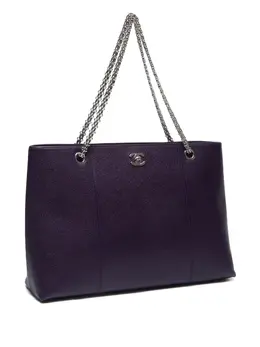 CHANEL Pre-Owned: Тёмная сумка 