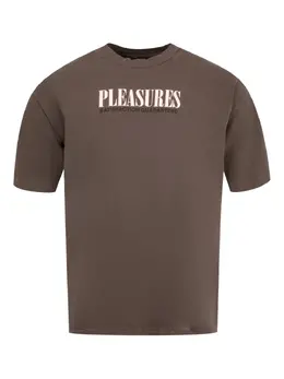 Pleasures: Коричневая футболка 