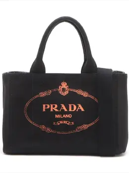 Prada Pre-Owned: Чёрная сумка-шоппер 