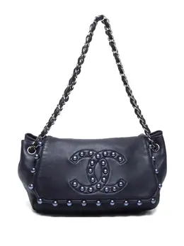 CHANEL Pre-Owned: Синяя сумка 