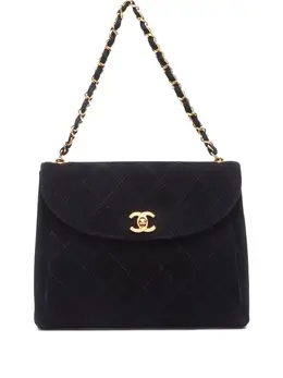 CHANEL Pre-Owned: Чёрная сумка 