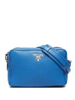 Prada Pre-Owned: Голубая сумка 