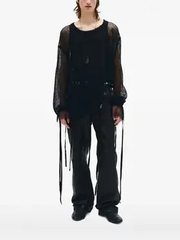 Ann Demeulemeester: Чёрный свитер 