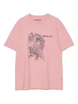 Maharishi: Розовая футболка 