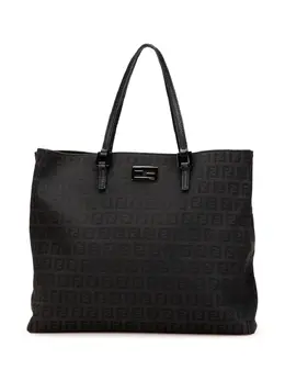 Fendi Pre-Owned: Чёрная сумка-шоппер 