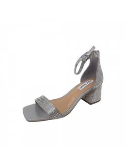 Steve Madden: Серебристые сандалии 