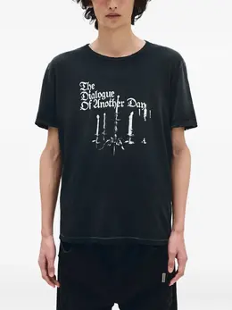 Ann Demeulemeester: Футболка с принтом 