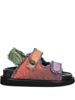 Kurt Geiger London: Оранжевые сандалии 