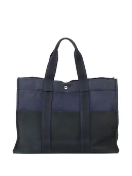 Hermès Pre-Owned: Синяя сумка-шоппер 