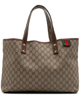 Gucci Pre-Owned: Коричневая сумка-шоппер 