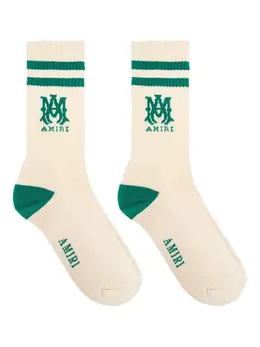 AMIRI: Зелёные носки 