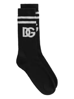 Dolce & Gabbana: Чёрные носки 