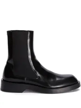 Jil Sander: Чёрные ботинки 