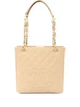 CHANEL Pre-Owned: Светлая сумка-шоппер 