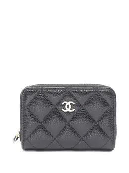 CHANEL Pre-Owned: Чёрный кошелёк 