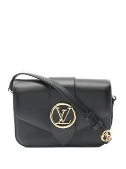 Louis Vuitton Pre-Owned: Чёрная сумка 