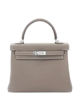 Hermès Pre-Owned: Серебристая сумка 
