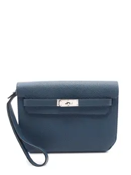 Hermès Pre-Owned: Синий клатч 