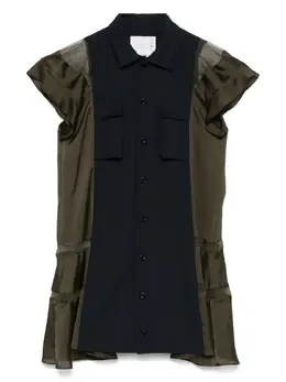 sacai: Короткое платье 