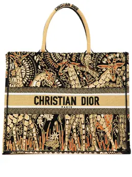Christian Dior Pre-Owned: Жёлтая сумка-шоппер 