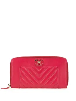 CHANEL Pre-Owned: Красный кошелёк 