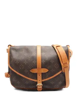 Louis Vuitton Pre-Owned: Коричневая сумка через плечо 