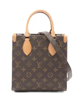 Louis Vuitton Pre-Owned: Коричневая сумка-шоппер 