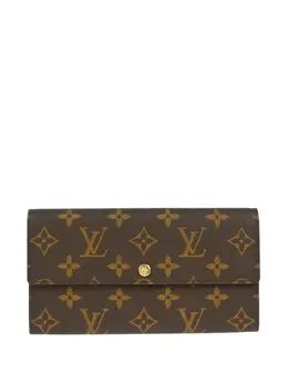 Louis Vuitton Pre-Owned: Коричневый кошелёк 