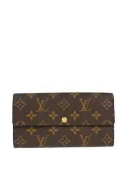 Louis Vuitton Pre-Owned: Коричневый кошелёк 
