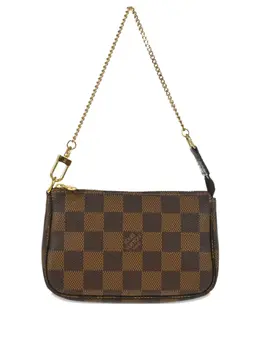 Louis Vuitton Pre-Owned: Коричневый клатч 