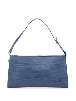 Louis Vuitton Pre-Owned: Голубая сумка 