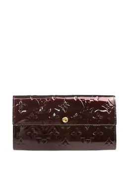 Louis Vuitton Pre-Owned: Тёмный кошелёк 