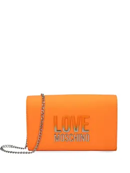 Love Moschino: Оранжевая сумка через плечо 