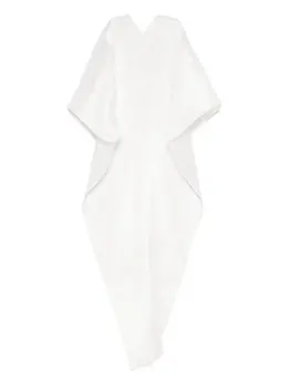 Pleats Please Issey Miyake: Белый плащ 