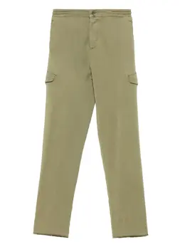 Kiton: Брюки цвета хаки 