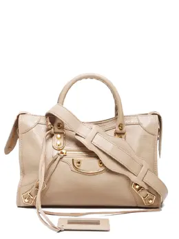 Balenciaga Pre-Owned: Бежевая сумка-шоппер 