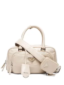 Prada Pre-Owned: Светлая сумка 