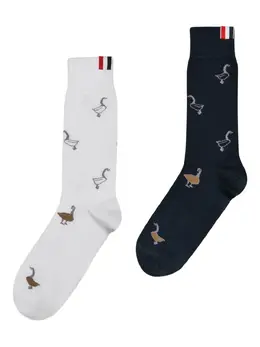 Thom Browne: Белые носки 