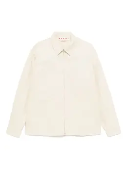 Marni: Бежевая рубашка 