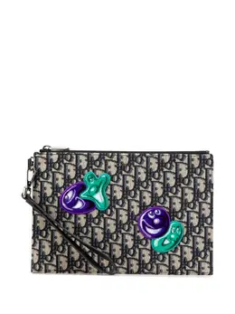Christian Dior Pre-Owned: Голубой клатч 