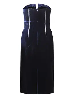 TOM FORD: Бархатное платье 