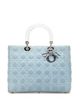 Christian Dior Pre-Owned: Голубая сумка 
