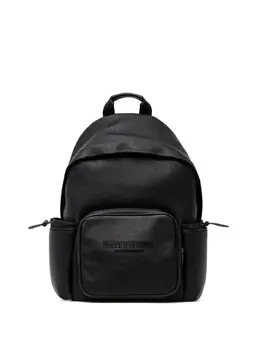 Armani Exchange: Чёрный рюкзак 